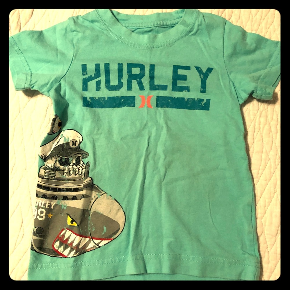 Hurley size 4 or 3-4years decorative tshirt